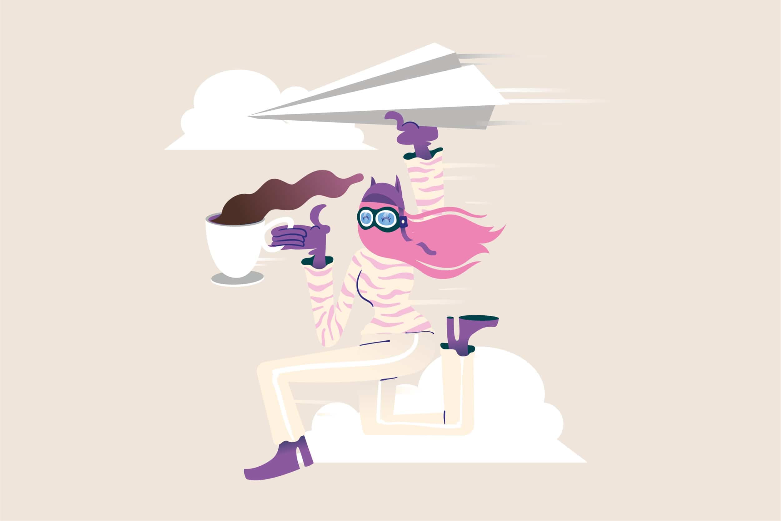 Colombian aguas claras coffee character