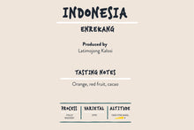 Load image into Gallery viewer, Indonesian Coffee - Enrekang
