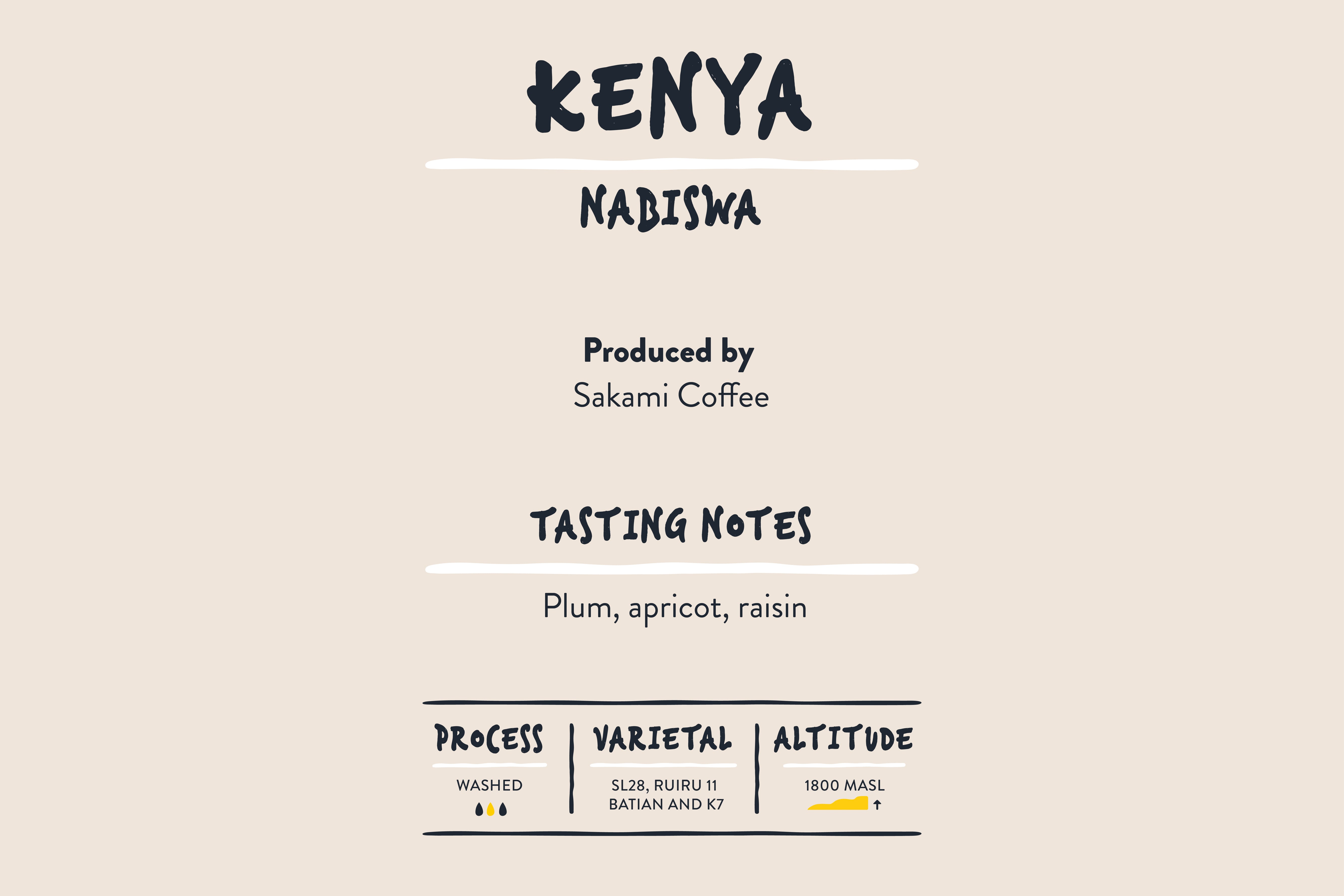 Kenyan Coffee - Kenya Nabiswa