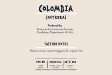 Load image into Gallery viewer, Colombia Contreras a honey glory processed coffee
