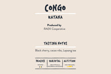 Load image into Gallery viewer, Congolese Coffee - Congo Katana
