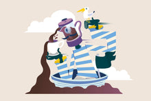 Load image into Gallery viewer, Brazilian rancho dantas coffee character
